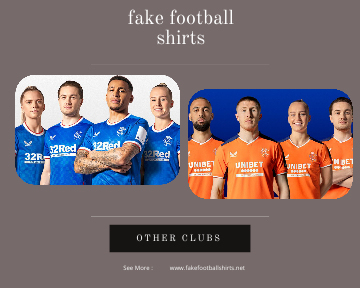 fake Rangers football shirts 23-24